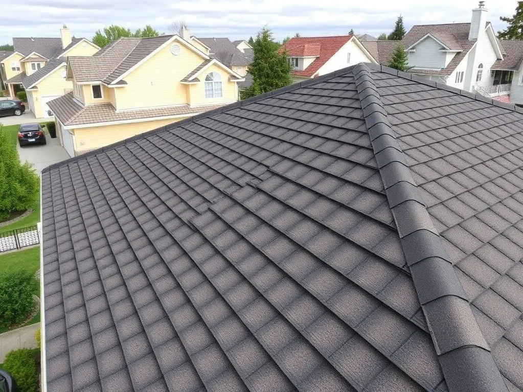 New roof installation